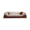 Modern Living Room Couches Color Fabric Layered Sofa Set