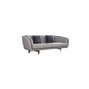 Modern Lounge Furniture Elegant Grey Fabric Matera Sofa Set