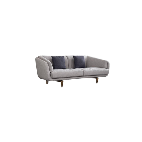 Modern Lounge Furniture Elegant Grey Fabric Matera Sofa Set