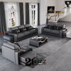 Italian Leather Sofa Set Modern Sectional Couch