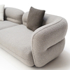 Modern Fabric Sectional Canape Italian Design L-shape Fabric Couch