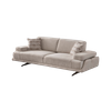 Foshan Modern Lounge Furniture Beige Sleeper Couches Pier Sofa Set