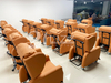 China Healthcare Furniture Nursing Home Care Multicolor Leather Chairs with Wheels