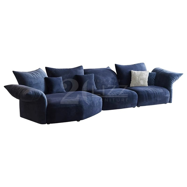 Modern Leisure Chenille Fabric Sofa Set Price 5000 to 10000 Corner Sectional Couch