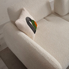 Light Luxury Glam Living Room Furniture Nordic Fabric Couch Bade Sofa Set