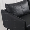 High Back Square Black Living Room Sofa