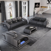 Home Office 3 Seater Leather Sofa