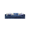 Italian Sofa Furniture Factory Reflex Strip Design Sofa Set for Home Hotel and Office