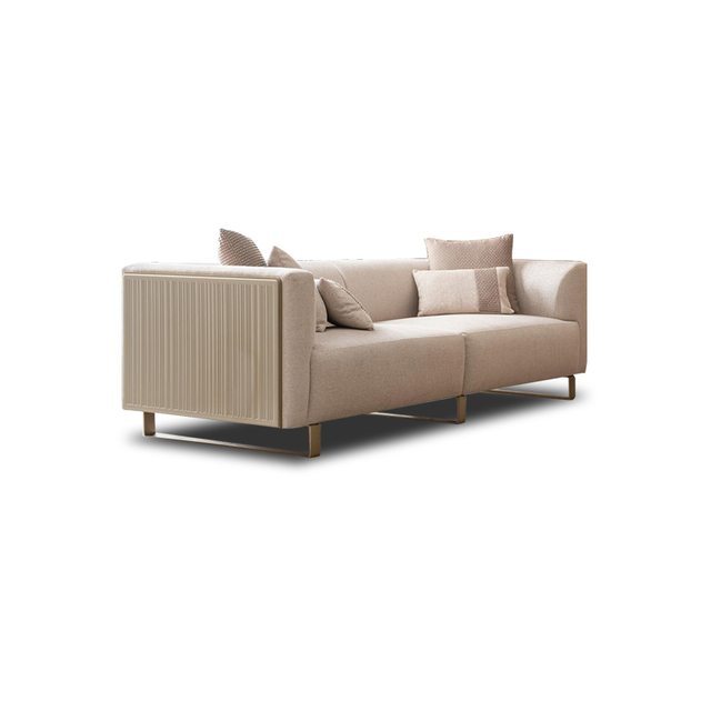 China Turkish Sofa Manufacturer Modern Brown Fabric Massimo Sofa Set