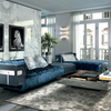 Divani Mi Italian Contemporary Furniture Fabric Corner Sectional Sofa