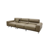 Wholesale Sofa Distributors Factory Direct Furniture Durable Taupe Leather Sofa