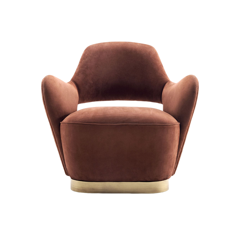 Modern Living Room Bedroom Villa Leisure Armchair Valerie Swivel Accent Chairs