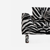 Foshan Luxury Sofa Factory Zebra Fabric Leisure Sofa DG Bucaneve Armchair