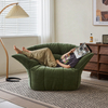 Modern Accent Chairs Living Room Bedroom Fabric Leisure Armchairs