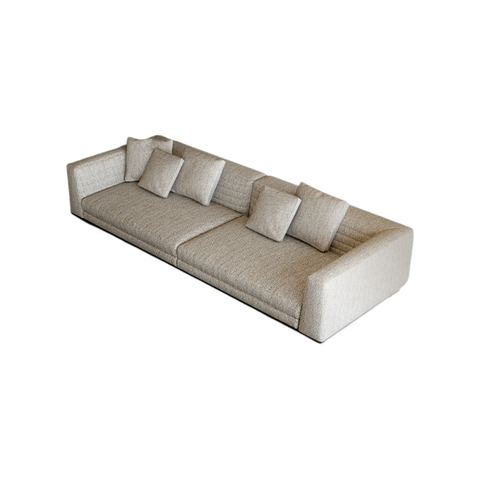 Foshan Factory Direct Furniture Ensemble De 3 Sofa En Tissu Linen Roger Sofa