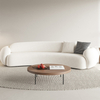 Foshan Modular Sofa Suppliers Furniture Wholsaler Curved Fabric Sofa