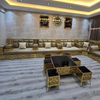 Brown Majlis Seatings Morrocan Jalsah Arabic Wooden Benches