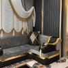 Arabic Traditional Furniture Grey Majlis Jalsa Set Living Room Seatings
