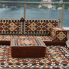 Brown Moroccan Home Decor Cushions Arabic Corner Floor Seating