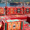 Colorful Moroccan Livingroom Cushions Corner Floor Seating