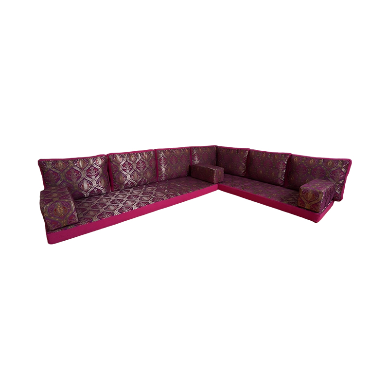 Fushia Floor Cushions Pink Arabic Sofa Set Middle East Floor Couch