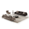 Contemporary Design Furniture Fabric Couch Tufted Sofa Fuji Sofa Set