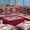 Fabric Majlis Cushions Hospitality Majlis Furniture Terrace Pallet Sofa