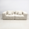 Compression Sofa in Box Three Seater Corduroy Chenille Fabric Compressed Sofa