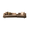 Luxury Italian Home Modern Couch Fabric Sofa Corner Sectional