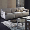 Wholesale Italian Luxury Weave Back Metal Frame Fabric Sofa