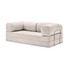 Sofá Comprimido Modern Fabric Lounge Vacuum Compressed Sofa na Caixa