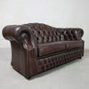 Classical Rustic Chesterfield Sofa Furniture American Leather Couch