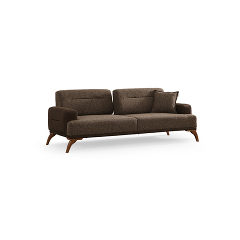 Turkish Brown Kinik Sofa Furniture Wholesaler Monza Sofa Set