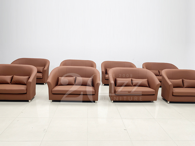 Foshan Healthcare Furniture Factory Nursing Home High-back Loveseat Leather Sofas