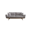 Wholesale Fabric Couches Modern Solid Wood Grey Fabric Pietra Sofa Set
