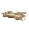 Modern Leisure Chenille Fabric Sofa Set Price 5000 to 10000 Corner Sectional Couch