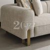 Light Luxury Fabric Sofa Modern Wabi-Sabi Living Room Sofa