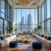 Modern Light Luxury Sofa Factory Custom Villa Sofa Supplier Arabic Modern Majlis Floor Couch
