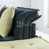 Contemporary Modules Colorful Fabric Corner Floor Sofa