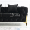 Chesterfield Sectional Corner Fabric Lounge Sofa