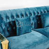 Stylish Tufted Velvet Fabric Living Room Sofa