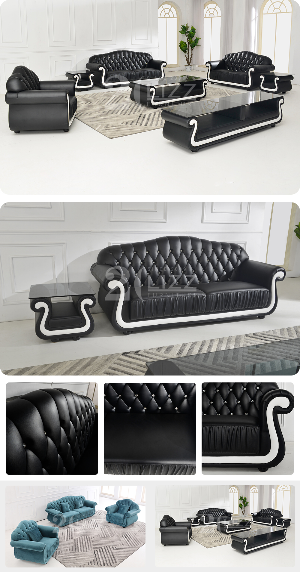 leather sofa