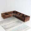 Home Furniture Classic Chesterfield Fabric Living Room Sofa 