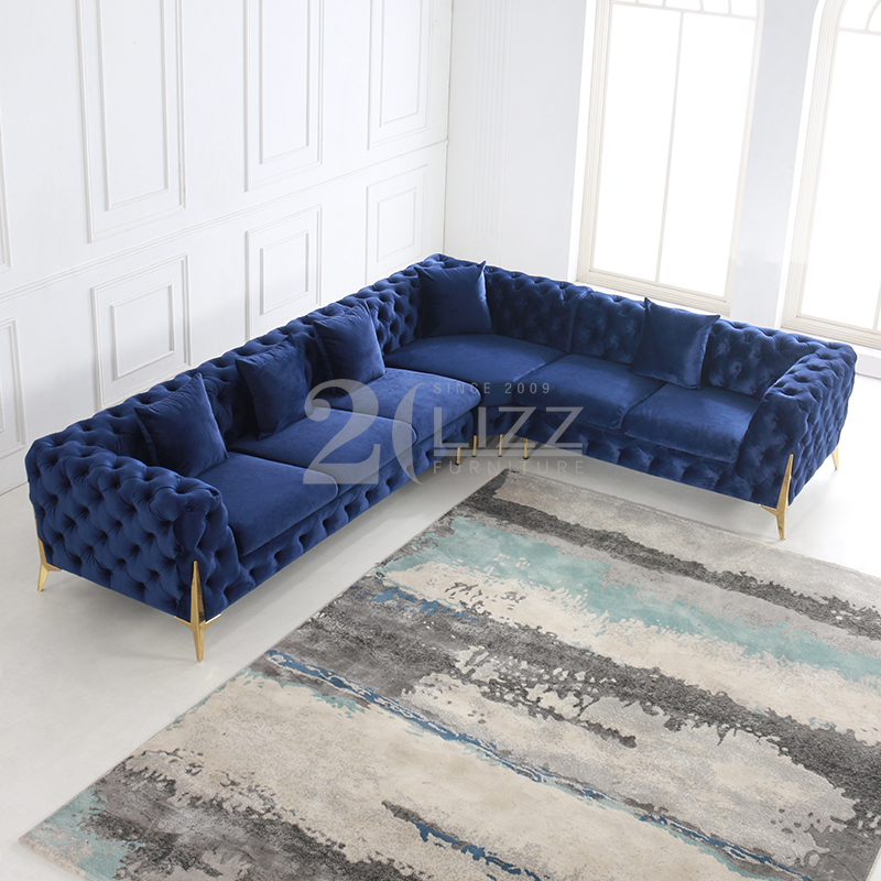 Elegant High End Flex Steel Fabric Sofa