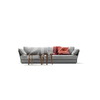 Modern Living Room Villa Home Office Sofa Italian Nubuck Leather Couch