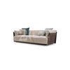 Solid Wood Frame Italian Couch Fabric Sectional Sofa