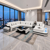 Europe Modern Sofa Supplier Custom Villa Sofa Factory U-shape Sectional Lounge Sofa