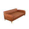 Modern Home Office Sofa Furniture Factory Brown Leather Couch Elite Sofa Set