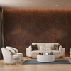 Foshan Factory Wholesale Modular Sofa Curved Arm Beige Velvet Sofa Set