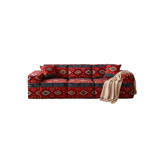 Compressed Majlis Boneless Sofa in a Box Compact Couch Corduroy Fabric Vacuum Floor Sofa